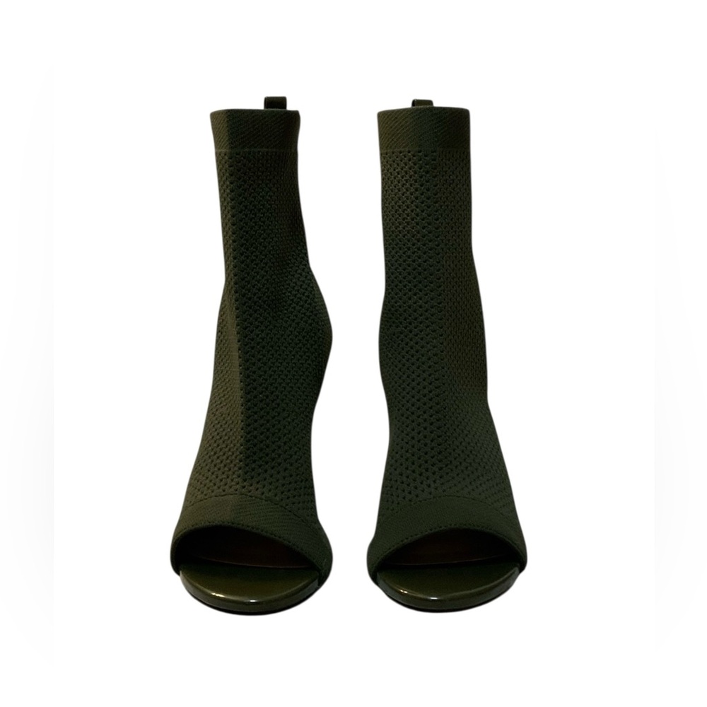 Catherine Malandrino Women’s Olive Green Peep Toe Boots